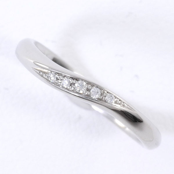 銀座ダイヤモンドシライシ PT950 リング 7号 ダイヤ 0.025 総重量約2.6g1003020508701109