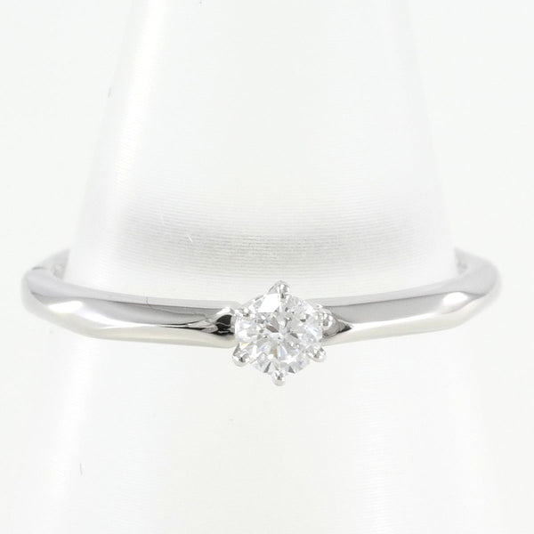 ヴァンドーム青山 PT950 リング 指輪 7号 ダイヤ 0.10 総重量約2.0g1003020508901111