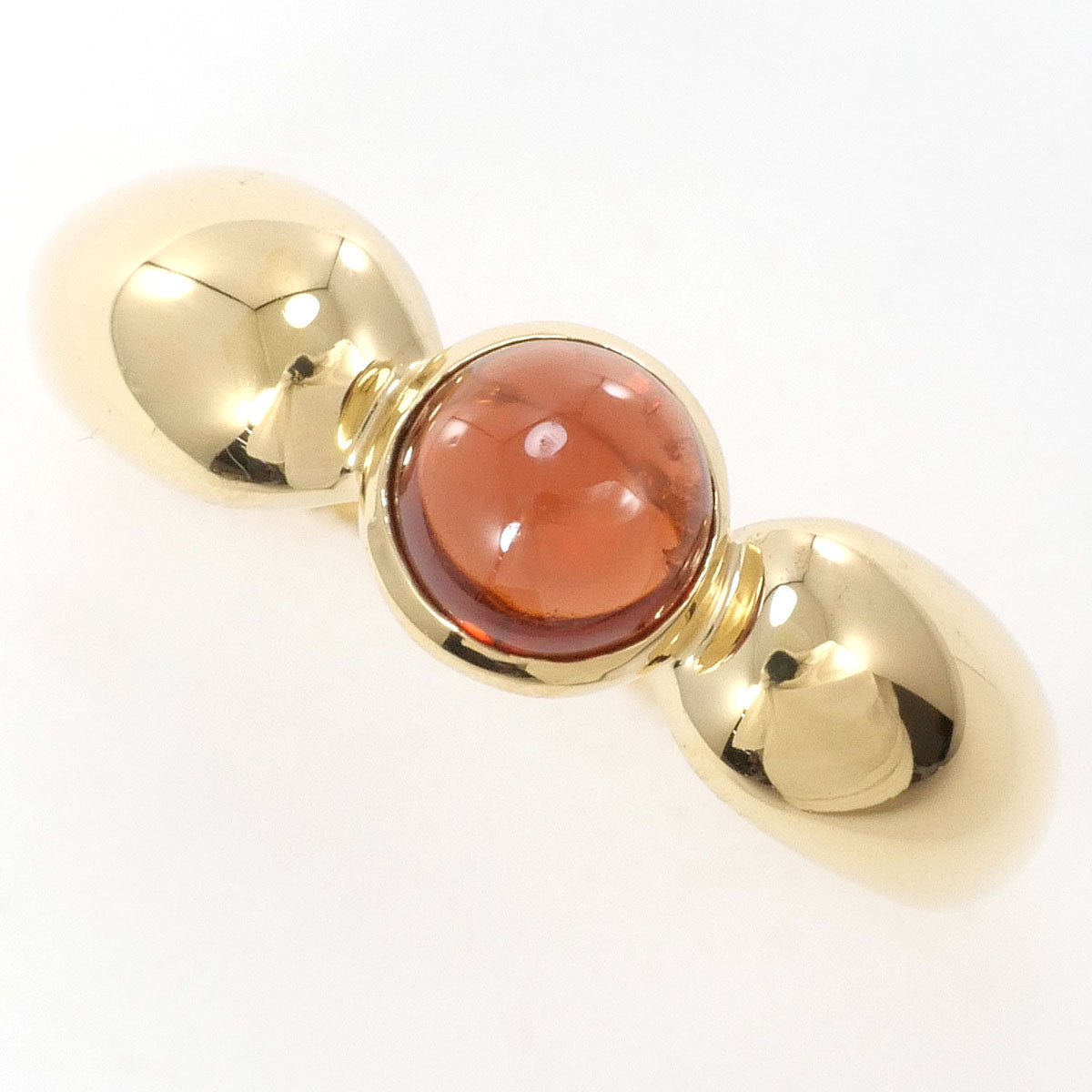 セイコージュエリー K18YG リング 指輪 9号 ガーネット 総重量約2.4