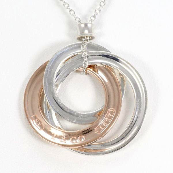 ティファニー 1837 インターロッキングサークル シルバー ルベドメタル ネックレス  総重量約5.0g 約45cm100303010A300013100303010a300013