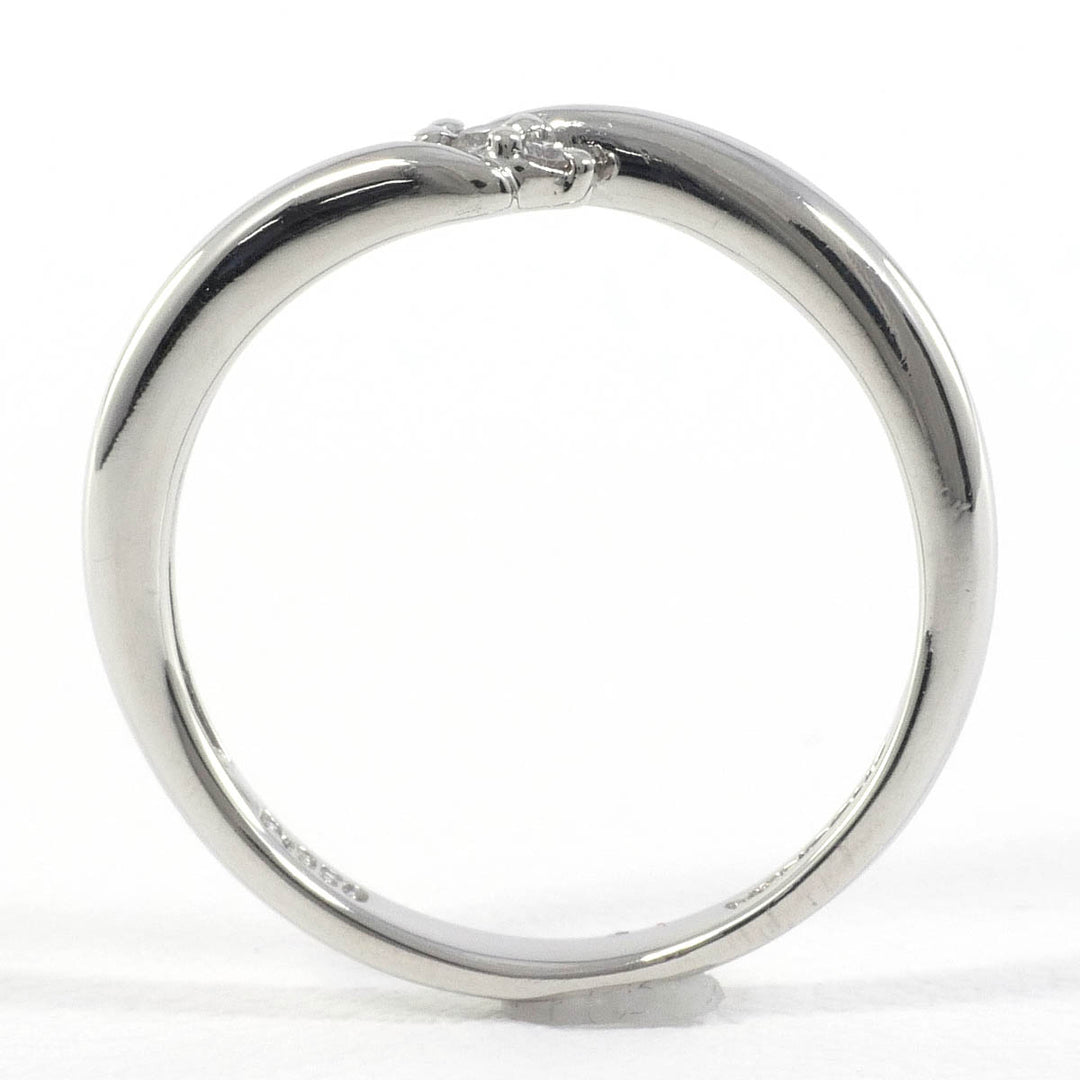 ヴァンドーム青山 PT950 リング 5号 ダイヤ 総重量約2.5