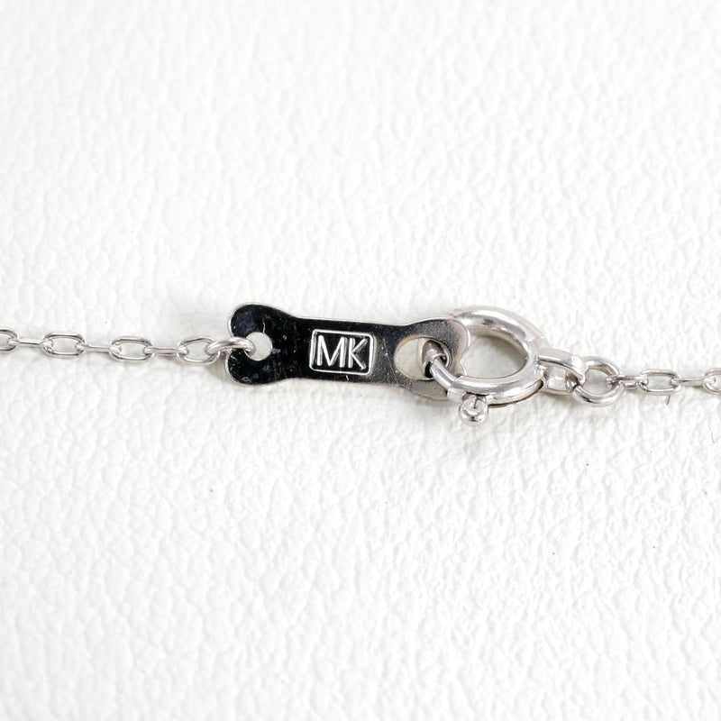 ミッシェルクラン K18WG ネックレス ブルートパーズー ホワイトトパーズ アクアマリン 総重量約2.6g 約40cm1003020509801707