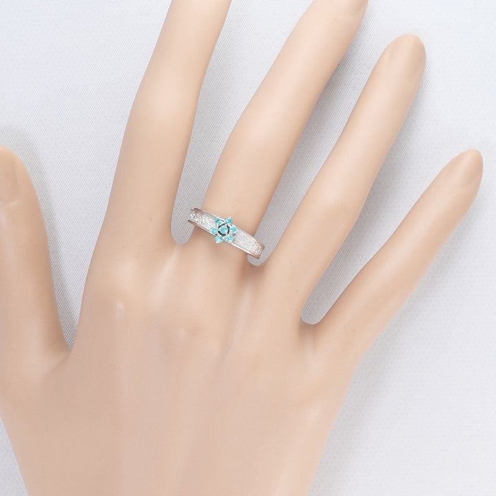 パライバトルマリン リング k18 9号 ビズー公式】パライバ トルマリン ラウンドカット K18 プラチナ