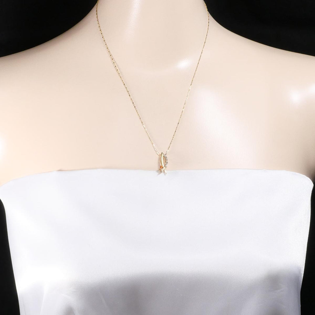 K18YG ネックレス　46cm K18YGダイヤモンドネックレス｜ネックレス｜ベルシオラ 公式オンライン