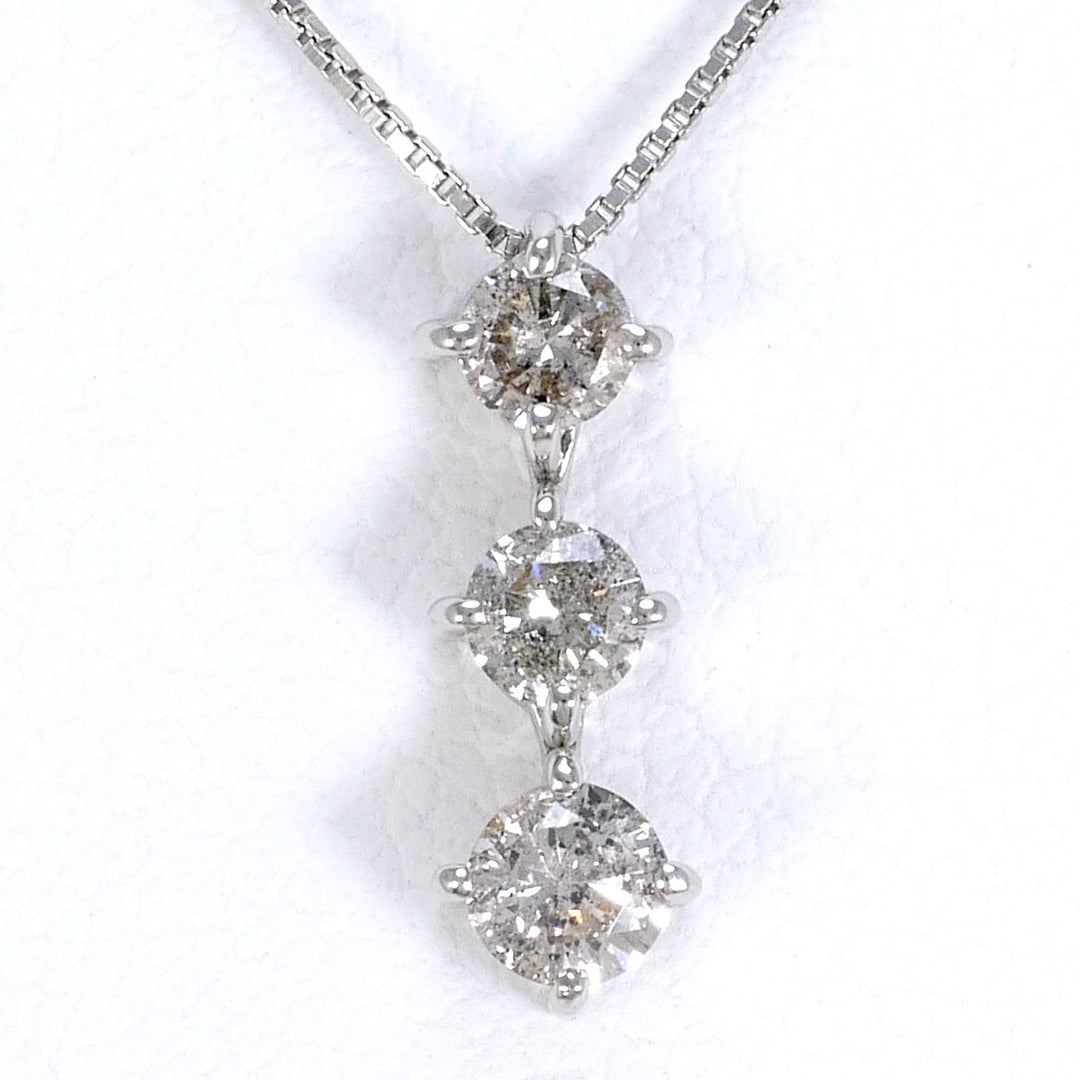 PT900 PT850 ネックレス ダイヤ 0.30 総重量約1.7g 約40cm1003020509100815 –  ジュエリーレンタル（Jewelry Rental）