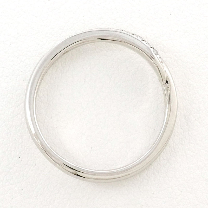 1003020509802703ガロピーネガロパン PT950 リング 指輪 7.5号 ダイヤ 0.065 総重量約2.9g
