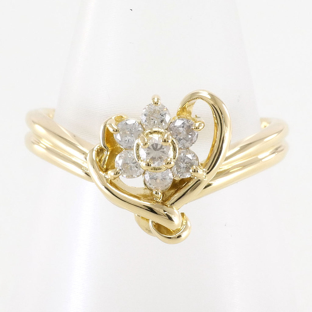 K18YG リング 指輪 9号 ダイヤ 0.25 総重量約3.3g 1003020509700790 – ジュエリーレンタル（Jewelry  Rental）