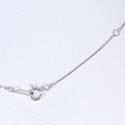 K14WG ネックレス アクアマリン ダイヤ 0.17 総重量約1.8g 約40cm1003020509702918