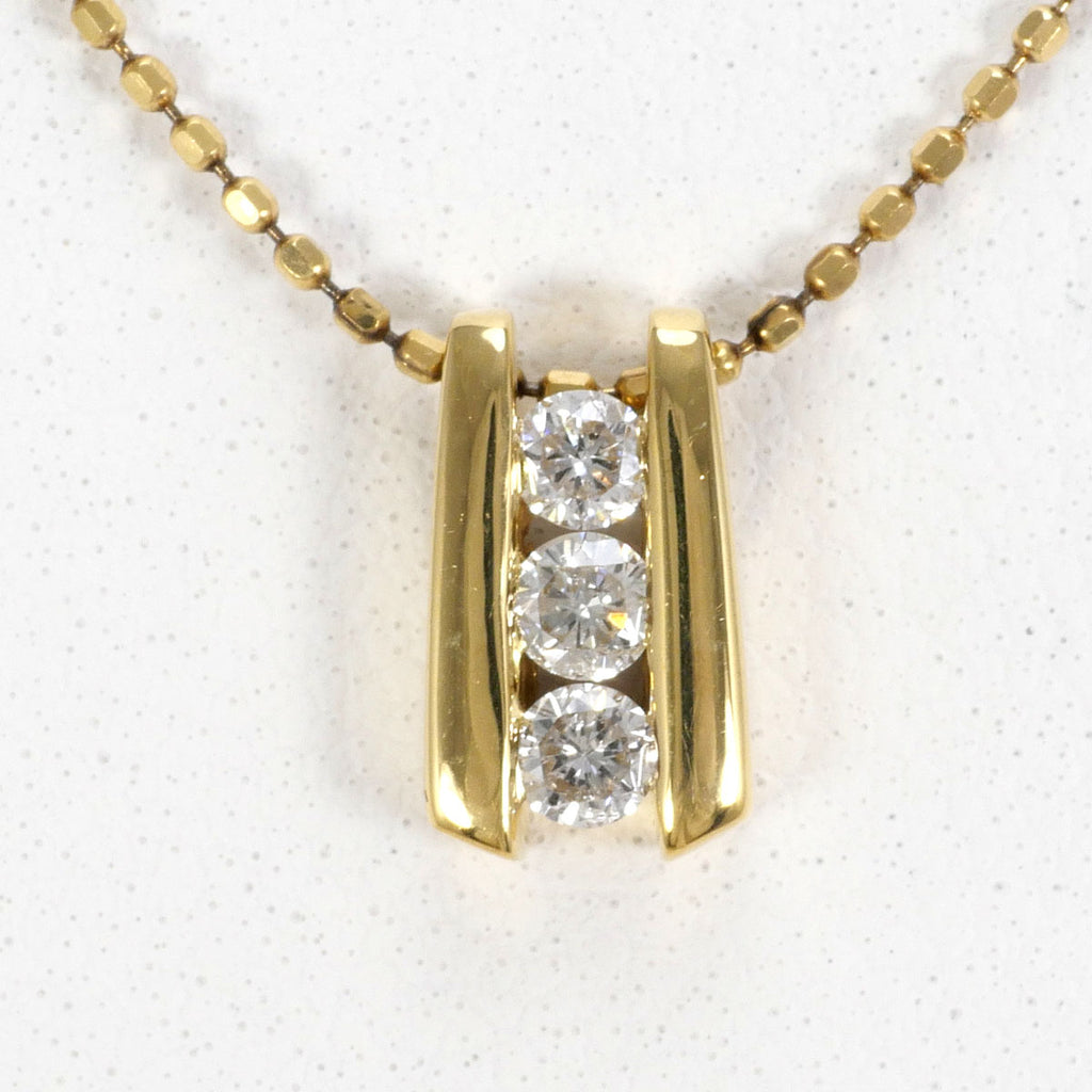 K18YG ネックレス ダイヤ 0.15 総重量約1.8g 約39cm 1003020508C00602 – ジュエリーレンタル（Jewelry  Rental）