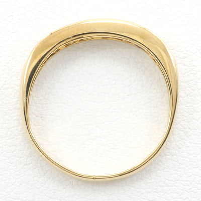 K18YG リング 指輪 7号 ブラウンダイヤ 0.33 総重量約1.9g1003020509200288