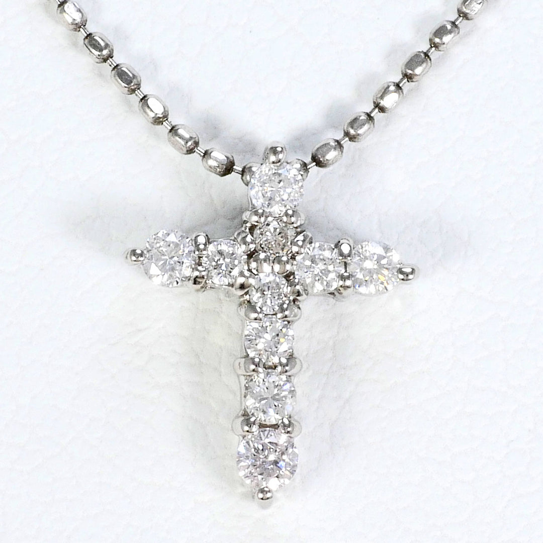 PT900 PT850 ネックレス ダイヤ 0.16 総重量約2.4g 約40cm1003020509101358 – ジュエリーレンタル（ Jewelry Rental）