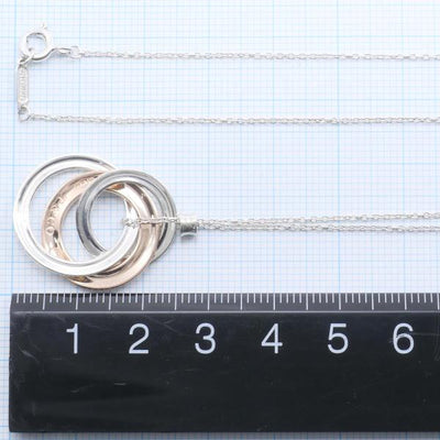 ティファニー 1837 インターロッキングサークル シルバー ルベドメタル ネックレス  総重量約5.0g 約45cm100303010A300013