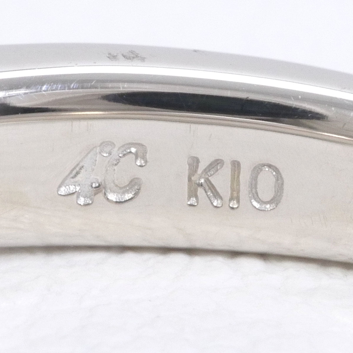 4℃ K10WG リング 指輪 8号 ダイヤ 総重量約2.2g – ジュエリーレンタル（Jewelry Rental）