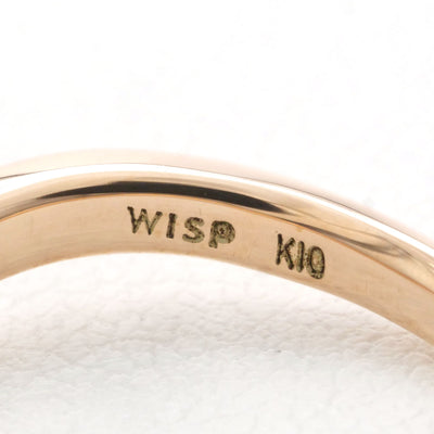 ウィスプ K10PG リング 指輪 7号 ダイヤ 0.02 総重量約1.6g1003020509502097